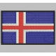 ICELAND FLAG Embroidered Patch