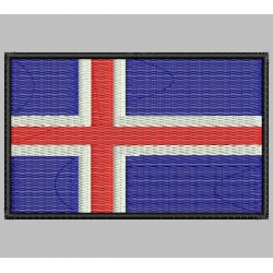 Parche Bordado Bandera ISLANDIA
