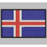 ICELAND FLAG Embroidered Patch