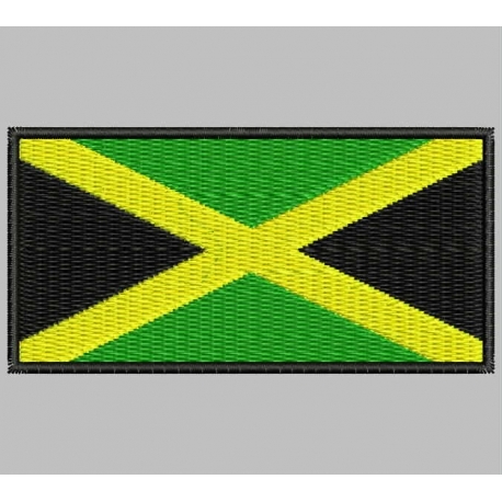 JAMAICA FLAG Embroidered Patch