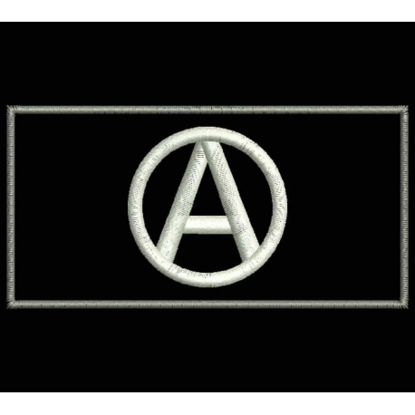 ANARCHIST FLAG Embroidered Patch
