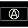 ANARCHIST FLAG Embroidered Patch