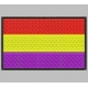 Parche Bordado Bandera ESPAÑA (REPUBLICANA)