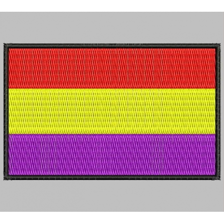 Parche Bordado Bandera ESPAÑA (REPUBLICANA)