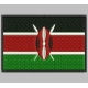 KENYA FLAG Embroidered Patch