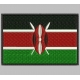 KENYA FLAG Embroidered Patch