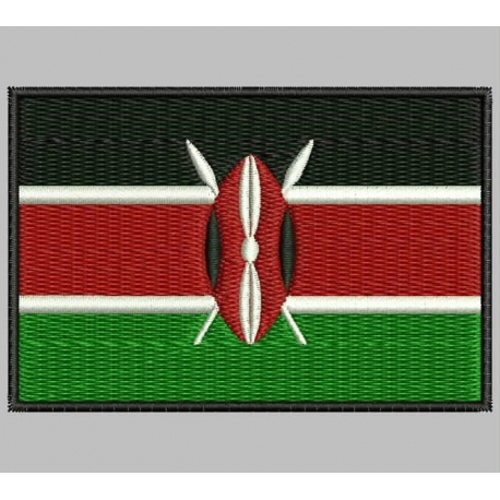 Parche Bordado Bandera KENIA