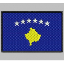 KOSOVO FLAG Embroidered Patch