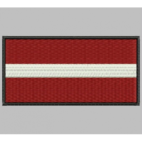 LATVIA FLAG Embroidered Patch