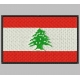 LEBANON FLAG Embroidered Patch