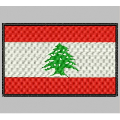 LEBANON FLAG Embroidered Patch