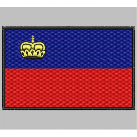 LIECHTENSTEIN FLAG Embroidered Patch 