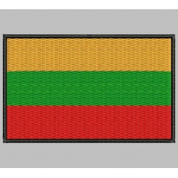 LITHUANIA FLAG Embroidered Patch