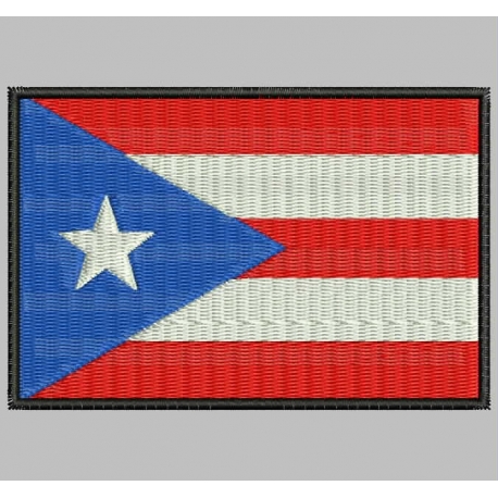 PUERTO RICO Country Flag Embroidered PATCH