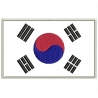 SOUTH KOREA FLAG Embroidered Patch