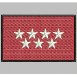 MADRID FLAG Embroidered Patch