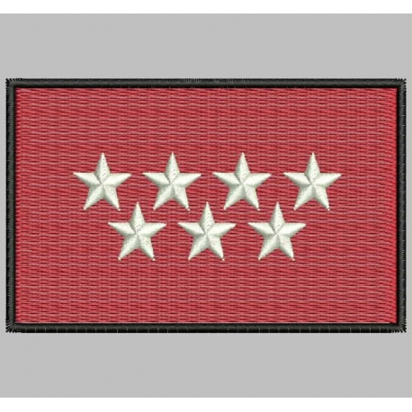 MADRID FLAG Embroidered Patch