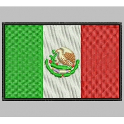 MEXICO FLAG Embroidered Patch