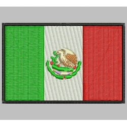 MEXICO FLAG Embroidered Patch