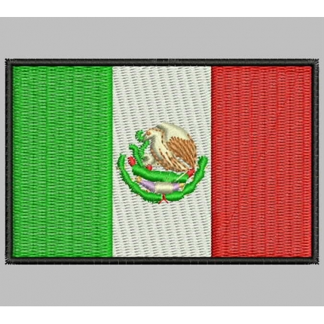 MEXICO FLAG Embroidered Patch
