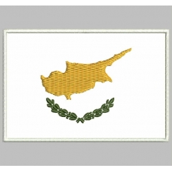 CYPRUS FLAG Embroidered Patch