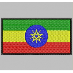 Parche Bordado Bandera ETIOPIA