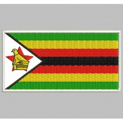 Parche Bordado Bandera ZIMBABUE
