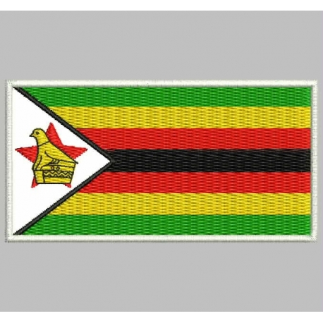 Parche Bordado Bandera ZIMBABUE
