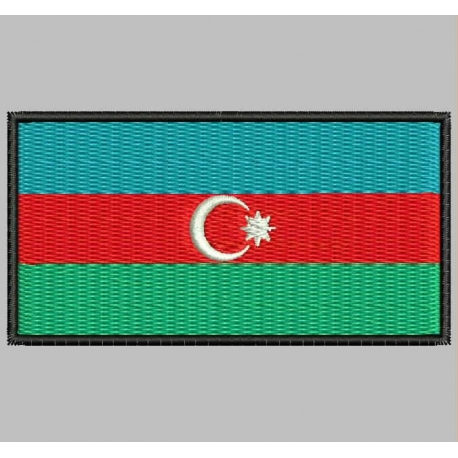 Parche Bordado Bandera AZERBAIYAN