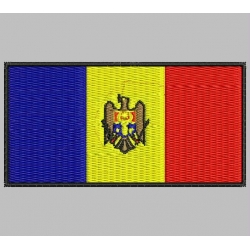 Parche Bordado Bandera MOLDAVIA
