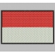 MONACO FLAG Embroiderd Patch