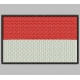MONACO FLAG Embroiderd Patch