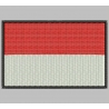 MONACO FLAG Embroiderd Patch