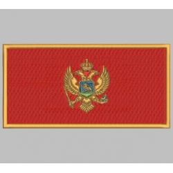 MONTENEGRO FLAG Embroidered Patch