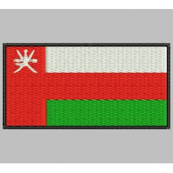 OMAN FLAG Embroidered Patch