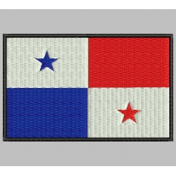 PANAMA FLAG Embroidered Patch
