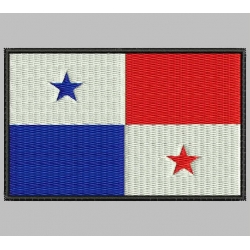 PANAMA FLAG Embroidered Patch