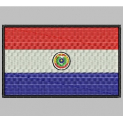 PARAGUAY FLAG Embroidered Patch