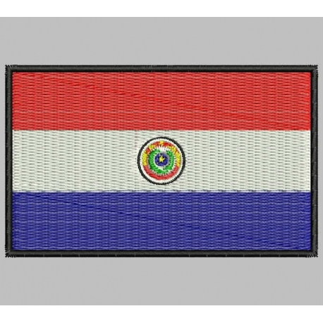 PARAGUAY FLAG Embroidered Patch