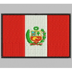 PERU FLAG Embroidered Patch