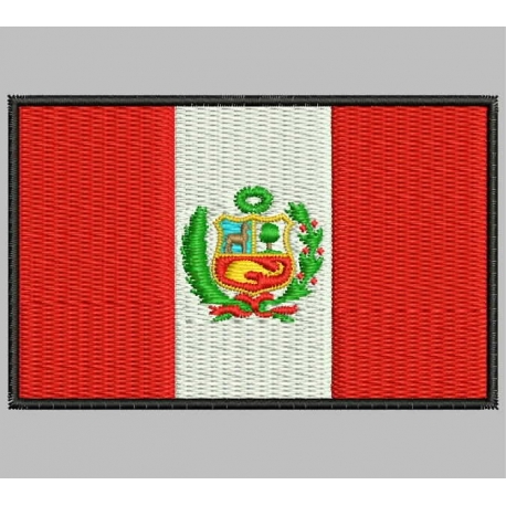 Parche Bordado Bandera PERU
