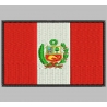 PERU FLAG Embroidered Patch