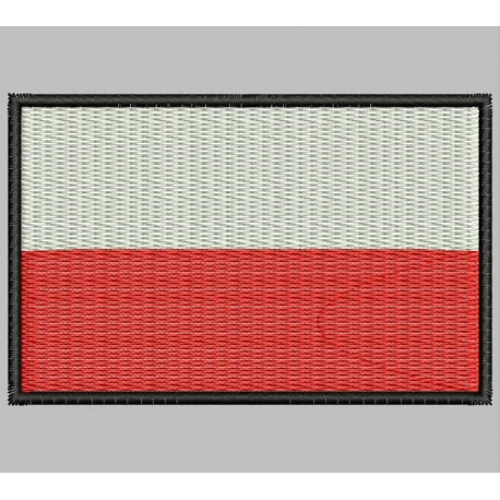 Parche Bordado Bandera POLONIA
