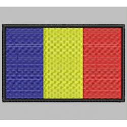 ROMANIA FLAG Embroidered Patch