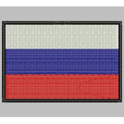 RUSSIA (FEDERATION) FLAG Embroidered Patch