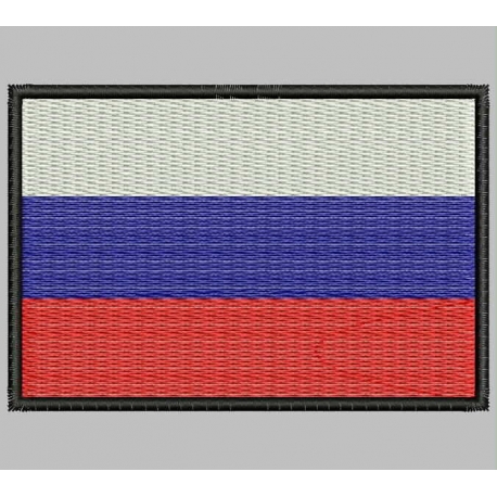 Parche Bordado Bandera RUSIA (FEDERACION)