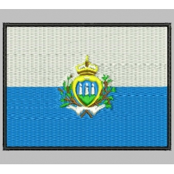 SAN MARINO FLAG Embroiderd Patch
