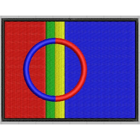 Parche Bordado Bandera LAPONIA (SAMI)