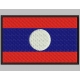 Parche Bordado Bandera LAOS