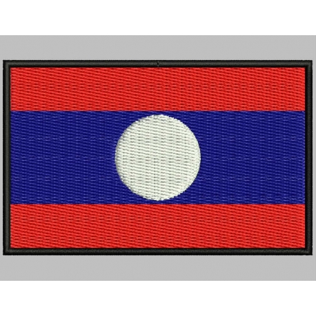 Parche Bordado Bandera LAOS